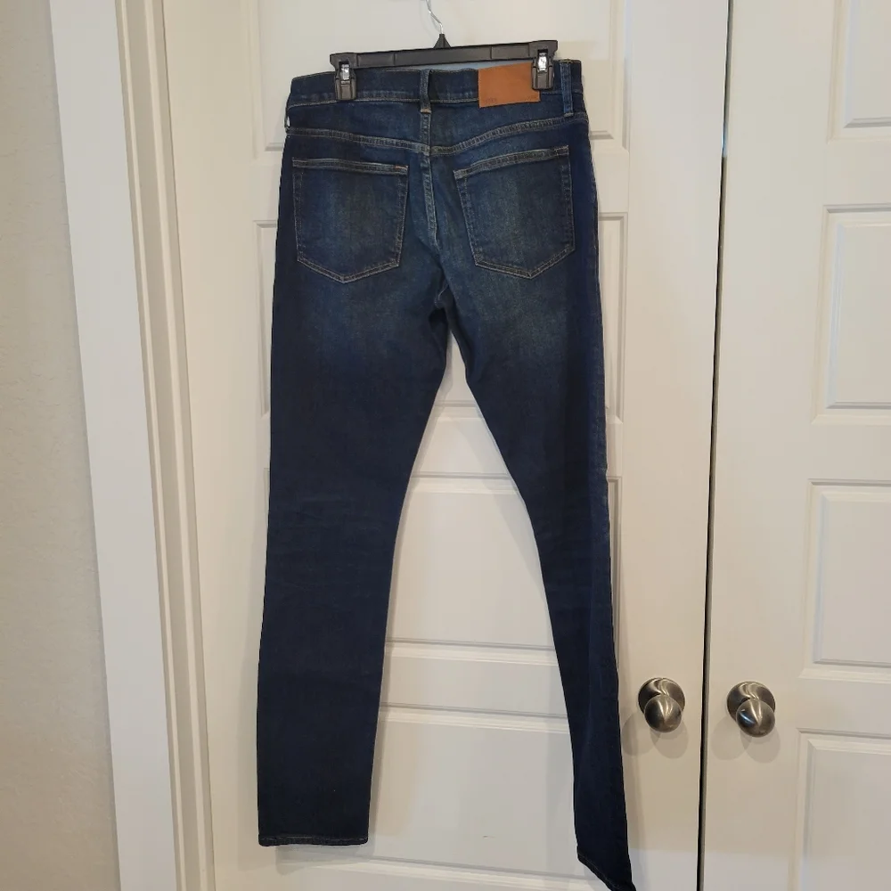 J CREW MEN'S 250 SKINNY DENIM JEANS SIZE 31 X 34